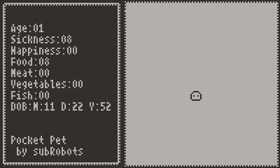 Pocket Pet Game
